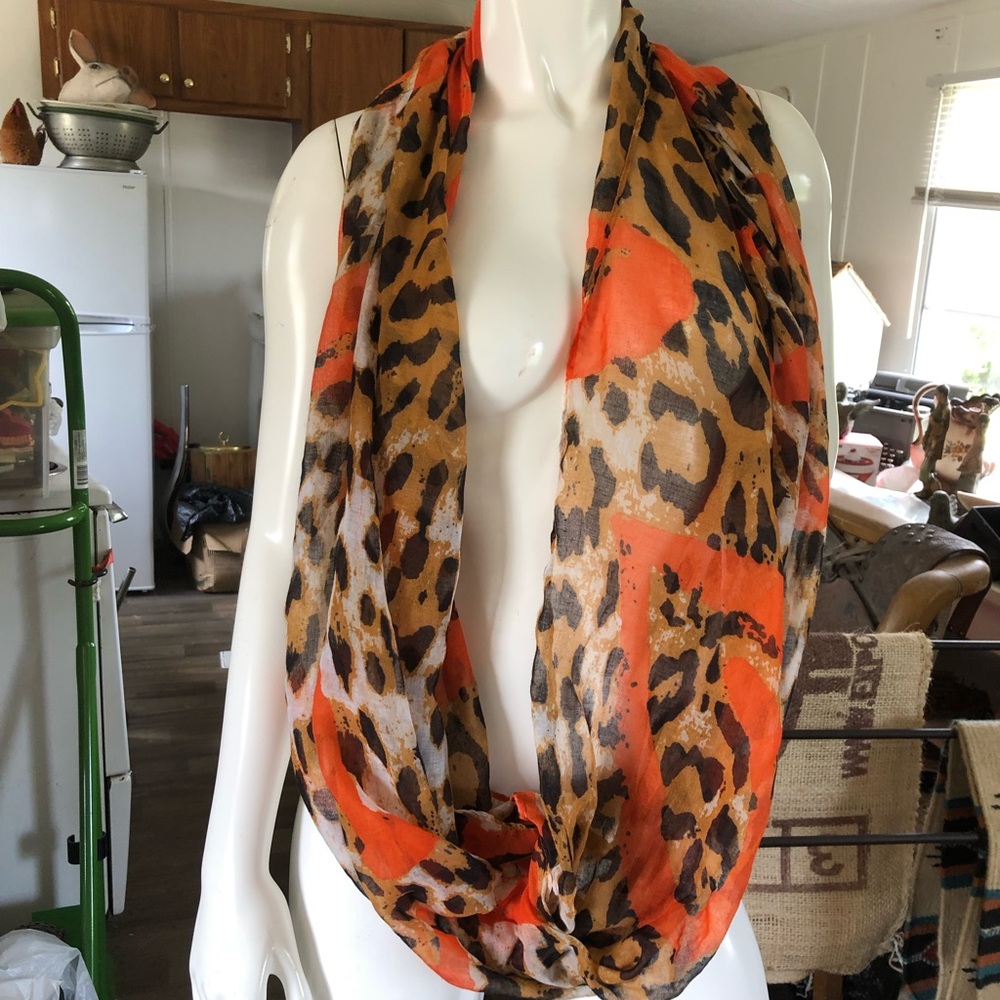Scarf, animal print